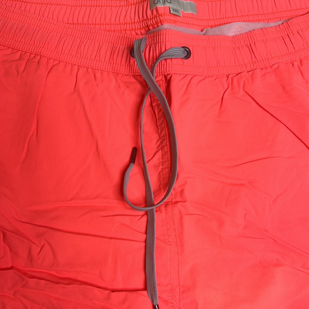 Onia Charles Trunk 7” Neon Coral Italian Stretch Mens Swim Trunks - Picture 4 of 11